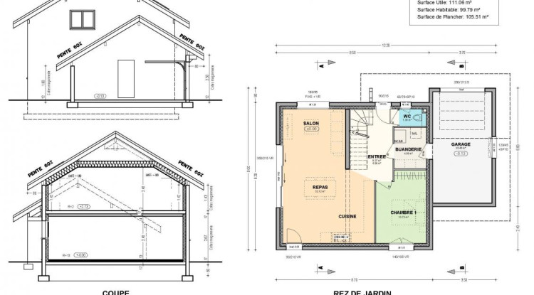 Projet maison + terrain à La Combe de Sillingy à 15 mn d'Annecy ! 112m² - 624790€ - 1