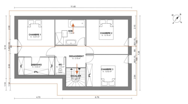 Maison neuve Quartier de BISSY 120m² - 463000€ - 3