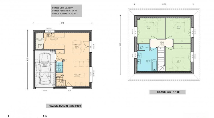 Votre maison neuve Artis à Reignier 93m² - 461000€ - 3