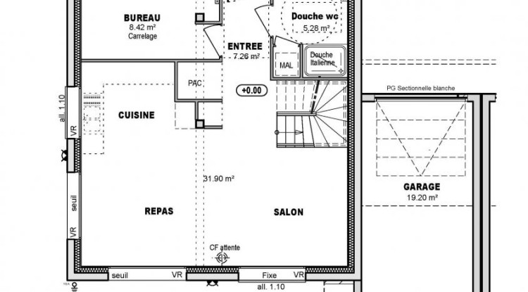 Projet maison neuve à Boëge ! Travaux en cours ! 103m² - 442050€ - 3