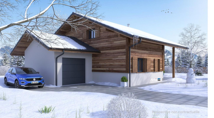 Faites construire votre Chalet à Bellevaux ! 134m² - 644000€ - 1