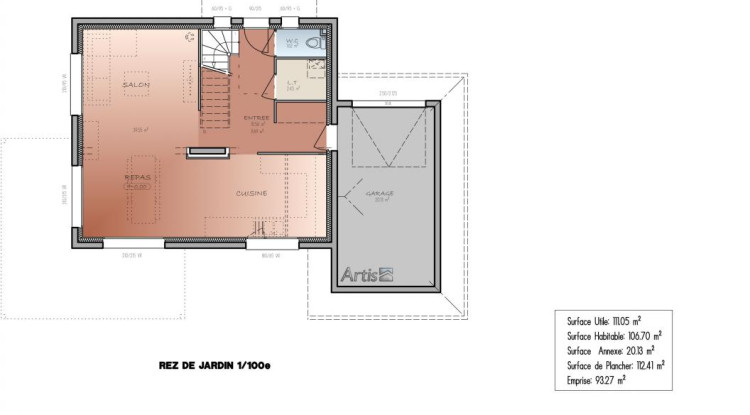 Projet de construction à Champanges ! 111m² - 486000€ - 2