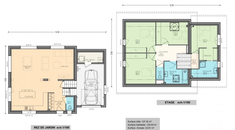 Votre projet de maison a Chapeiry 137m² - 655200€ - 3