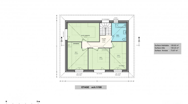 SAINT JEAN DE GONVILLE - Maison neuve ARTIS 143 m² sur Sous-sol + Terrain 600 m² 143m² - 790000€ - 4